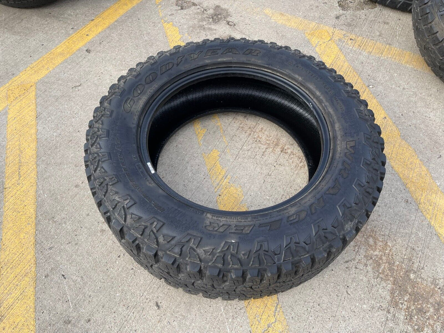 (1) 275/65/20 Goodyear Wrangler Ultra Terrain A/T tire LT 10 ply load range E