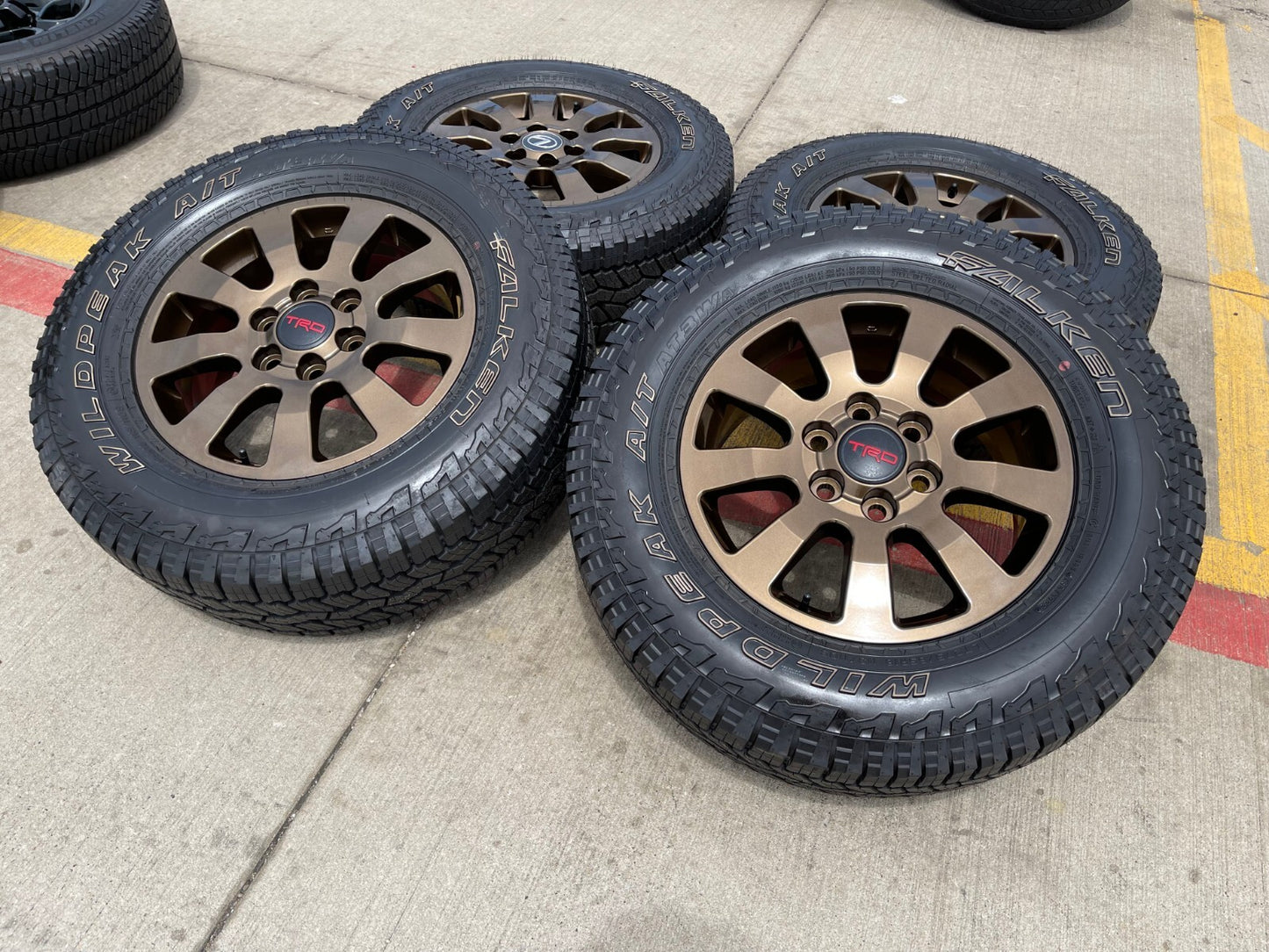 18" Toyota Land Cruiser OEM TRD wheels rims 95952 Tundra Sequoia BRONZE