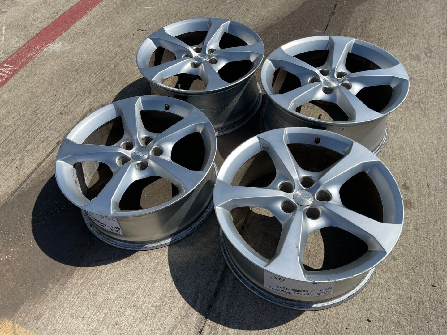 20" Chevy Camaro SS ZL1 OEM 5579 5581 staggered wheels rims