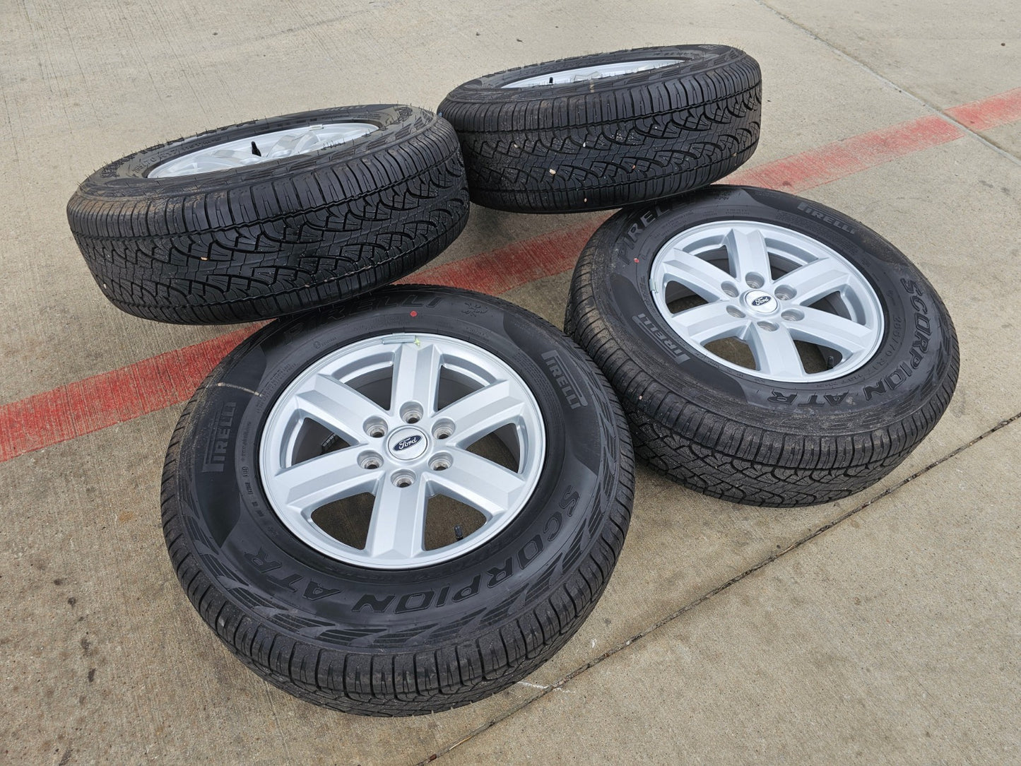 17" Ford F-150 Expedition OEM rims wheels 10339 tires 2024 2025 PIRELLI A/T NEW