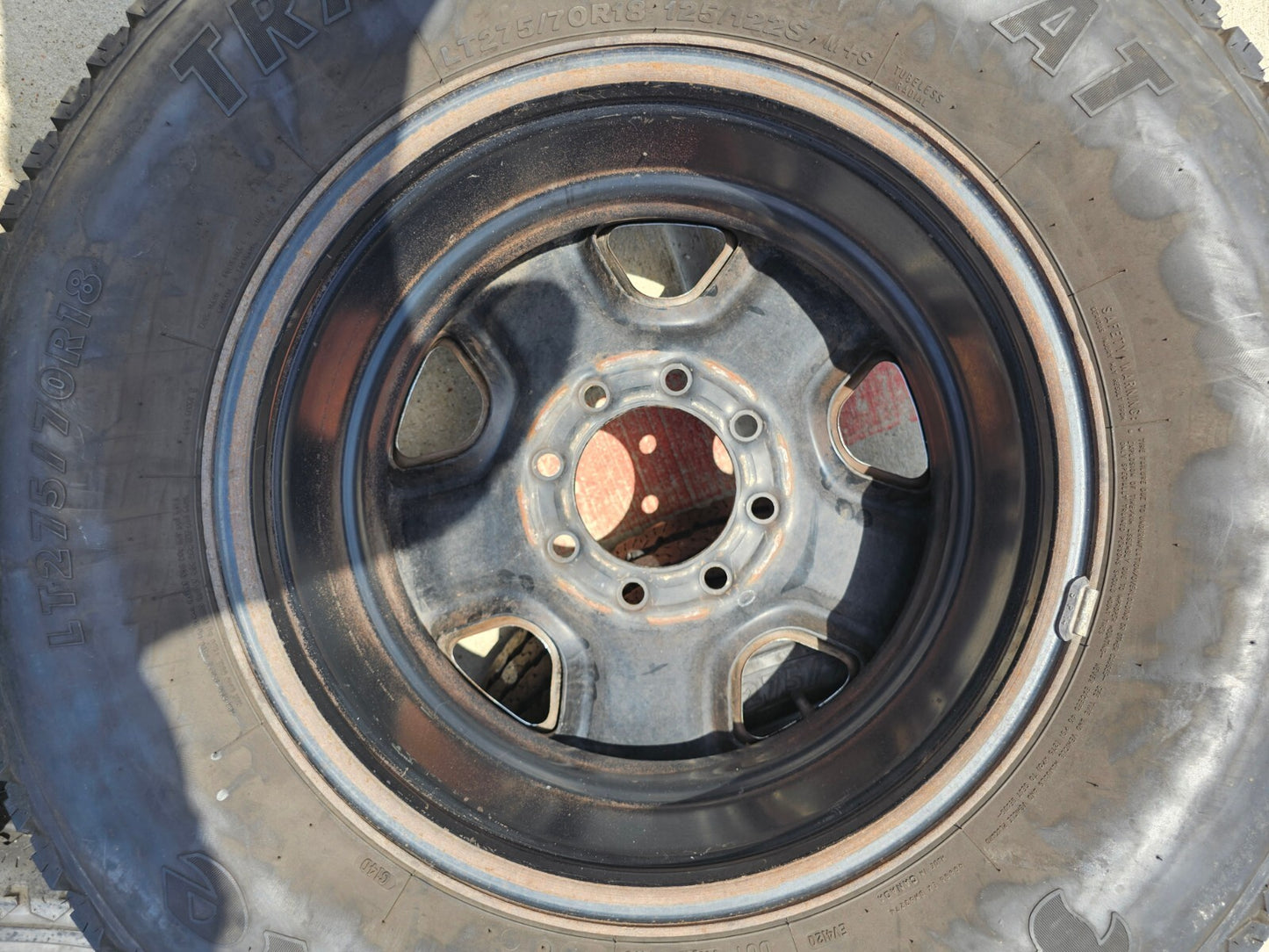 18" Dodge Ram 2500 3500 STEEL chrome OEM 2473 wheels rims tires