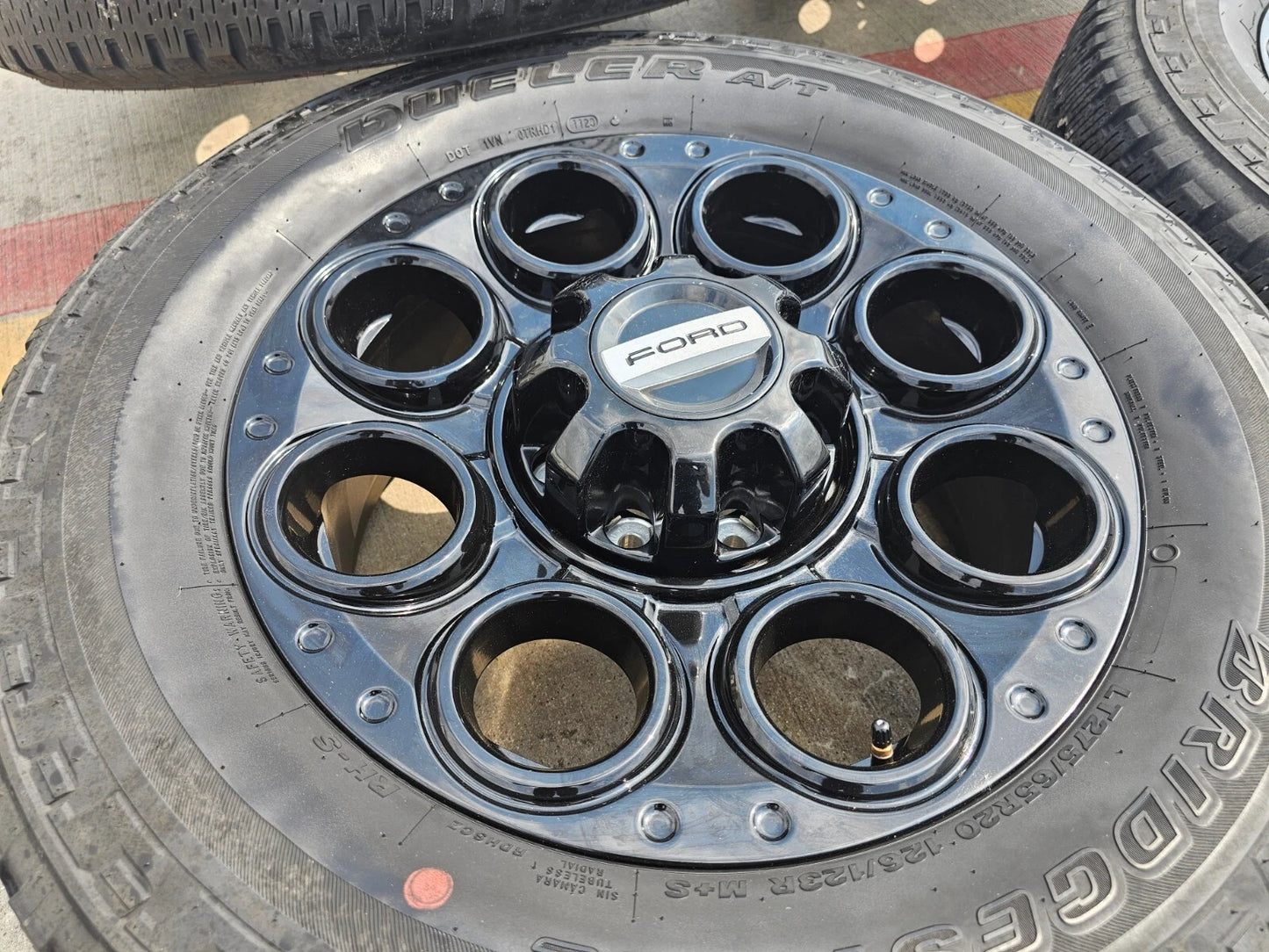 20" Ford F-250 F-350 OEM black TREMOR 10299 10484 wheels rims 2023 2024 2025