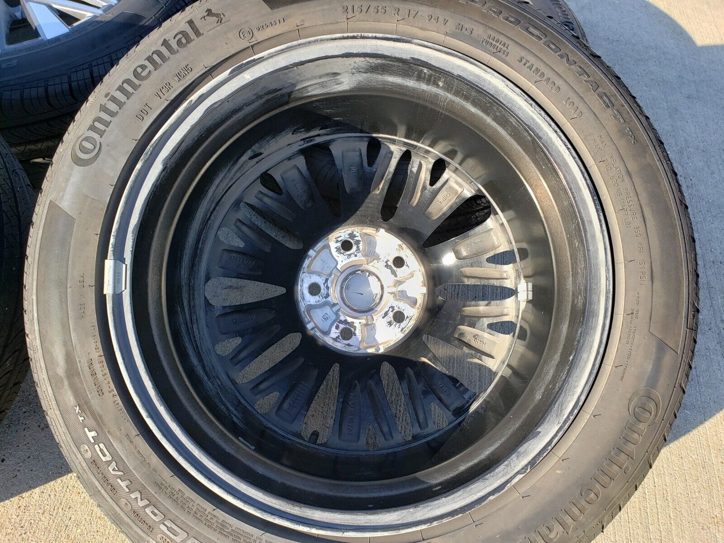 17" Nissan Altima Maxima Infiniti OEM 95478 62853 wheels rims tires