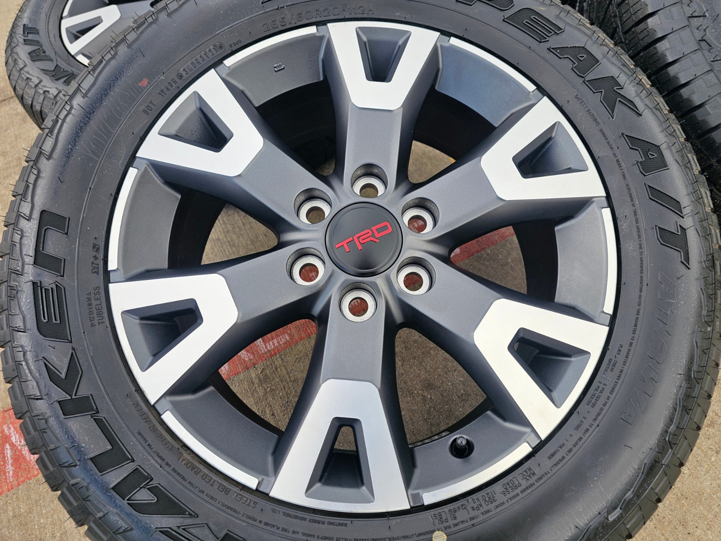 20" Toyota 4Runner TRD OEM gray wheels rims Tundra Sequoia 2025 2026 NEW A/T3
