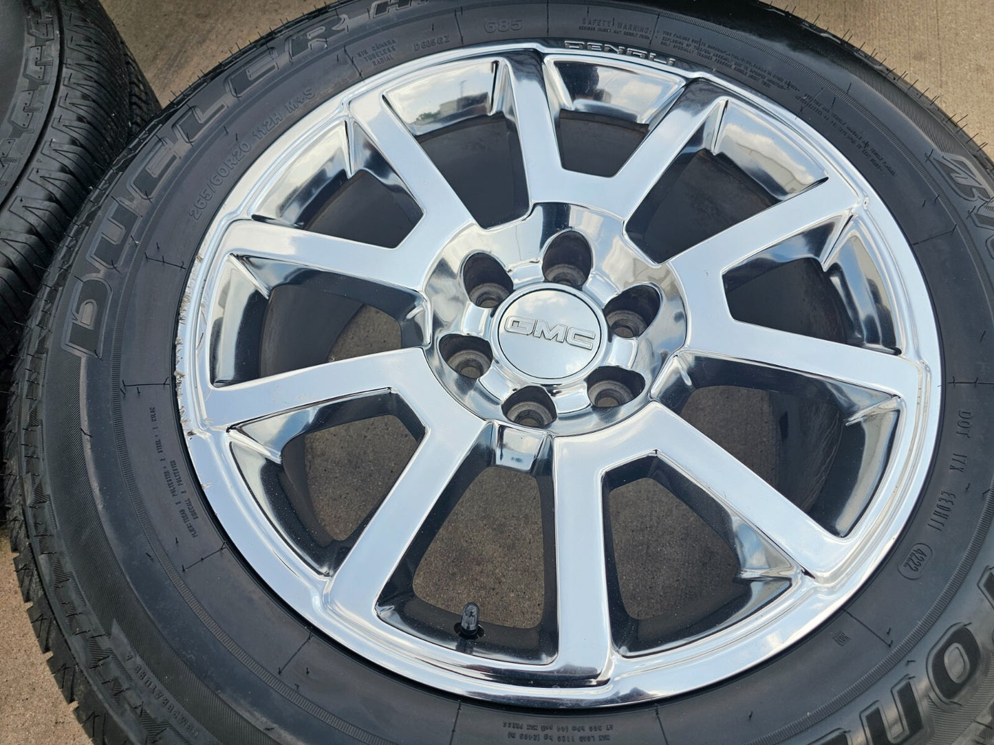 20" GMC Sierra Yukon Denali OEM CHROME wheels rims 5644 tires