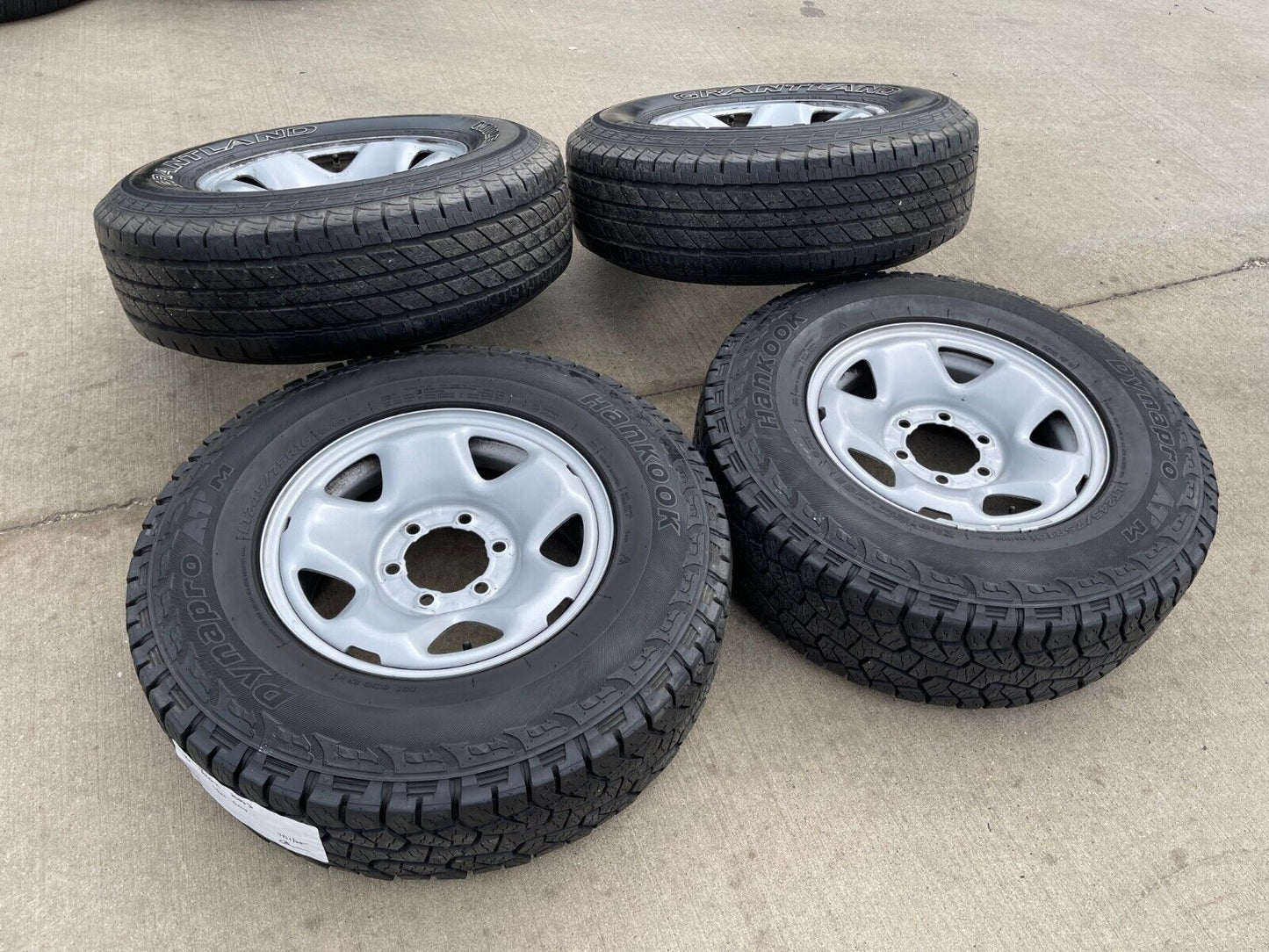 16" Toyota Tacoma OEM steel wheels rims 75192 tires 2019 2020 2021 2022 2023