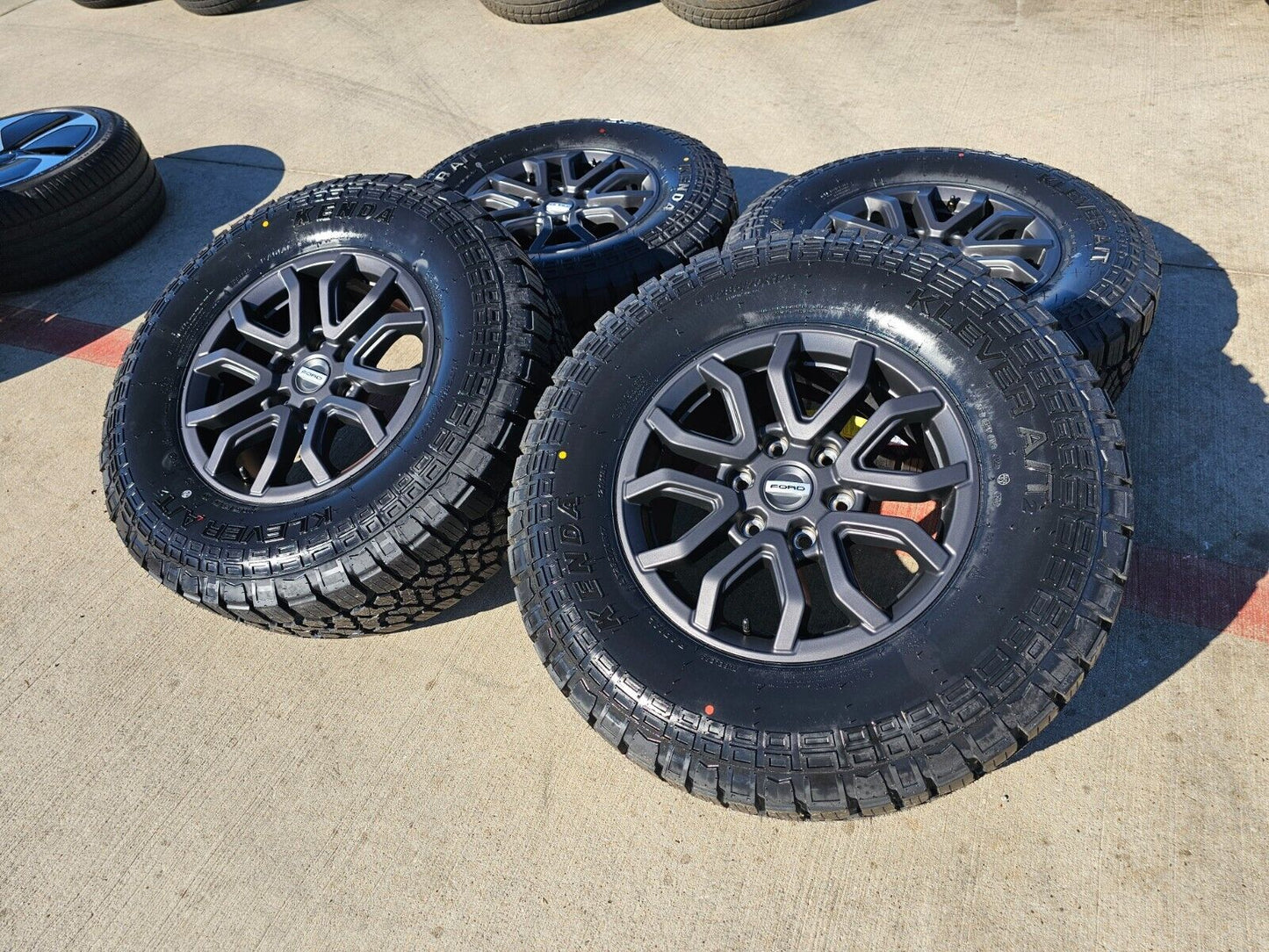17" Ford Ranger Raptor wheels rims Bronco A/T2 tires 2023 2024 2025 NEW