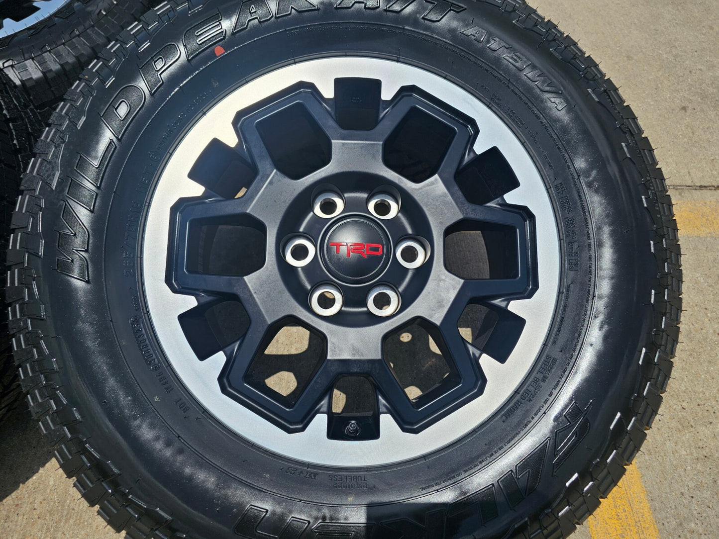 18" Toyota Tacoma 4Runner TRD OEM wheels rims 2024 2025 2026 NEW