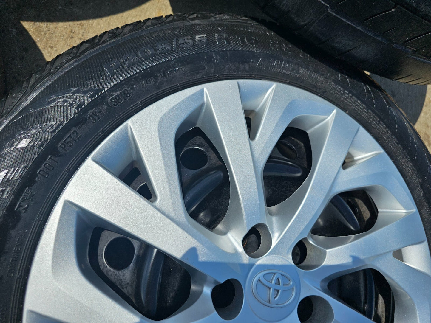 16" Toyota Corolla OEM wheels rims 75253 tires 2021 2022 2023 2024
