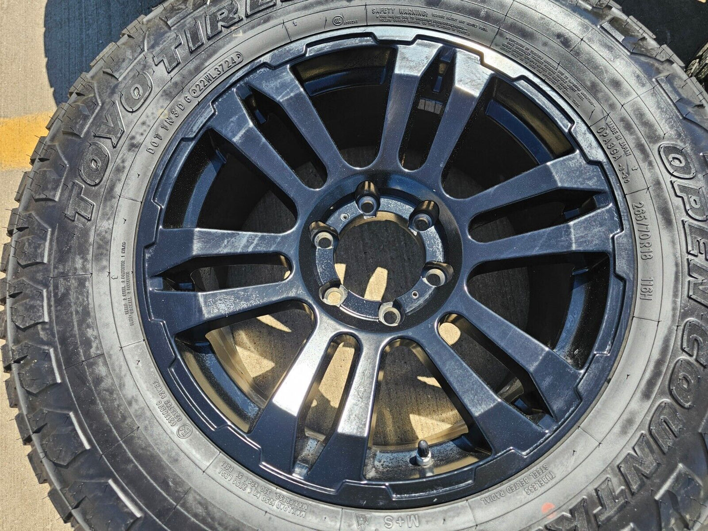 18x9 MB TKO wheels rims F-150 Chevy RAM 1500 Tacoma 6x139 6x135