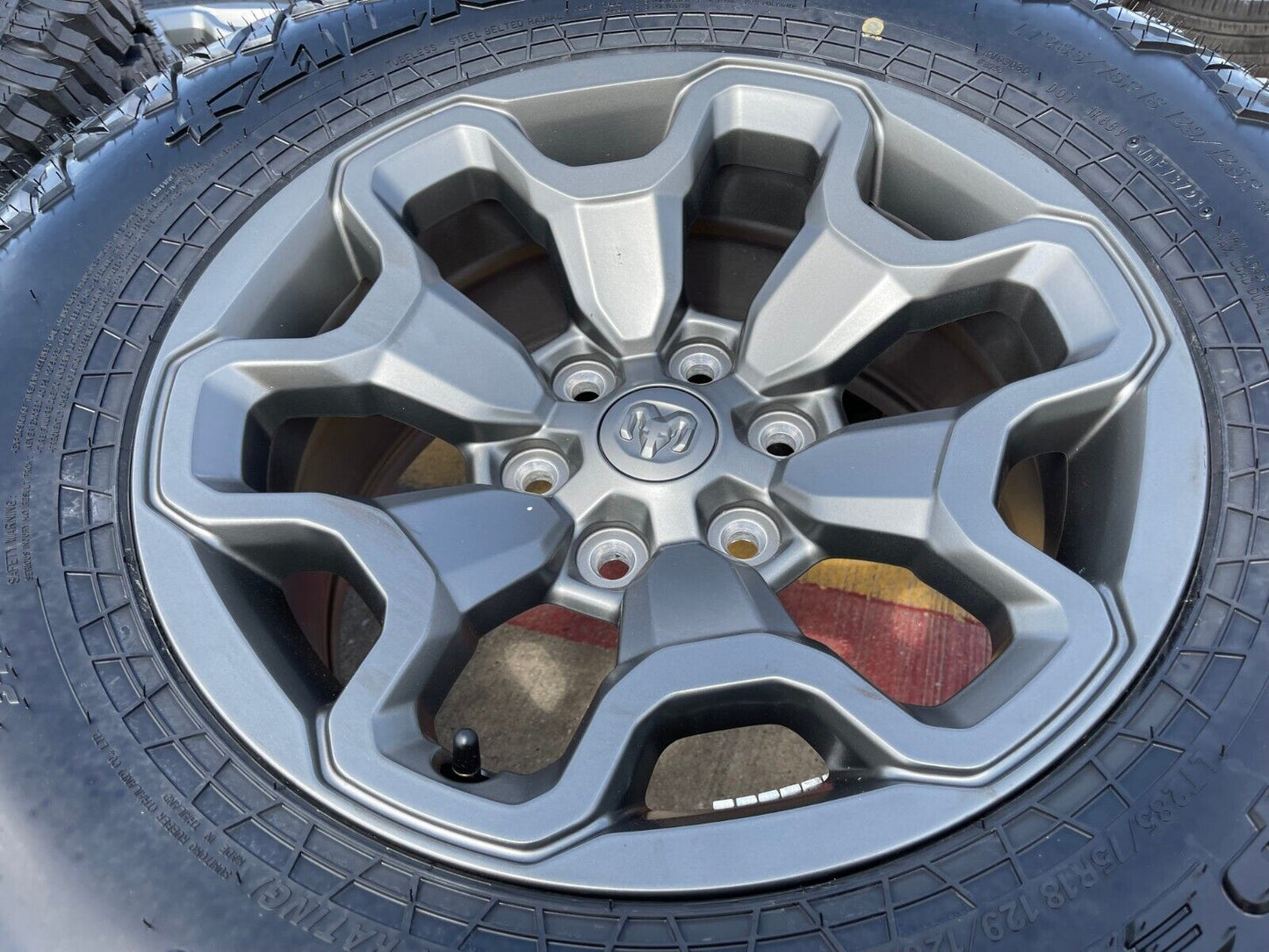 18" Dodge Ram 1500 TRX GRAY OEM 66002 wheels rims 35" tires FINAL 2024 2025 NEW