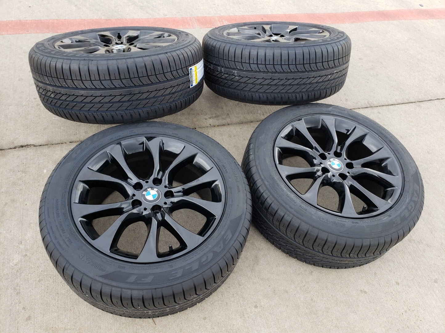 19" BMW OEM X5 wheels rims 86045 tires 5x120 NEW