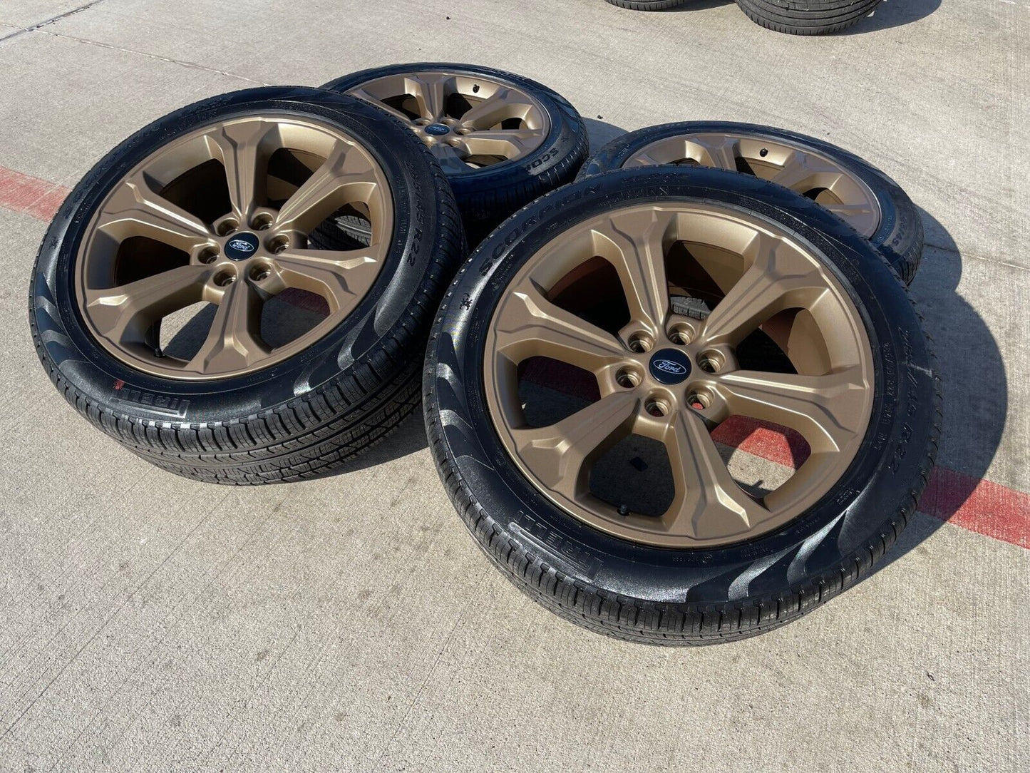 22" Ford Expedition F-150 BRONZE OEM 10443 rims wheels 2022 2023 2024 2025 NEW