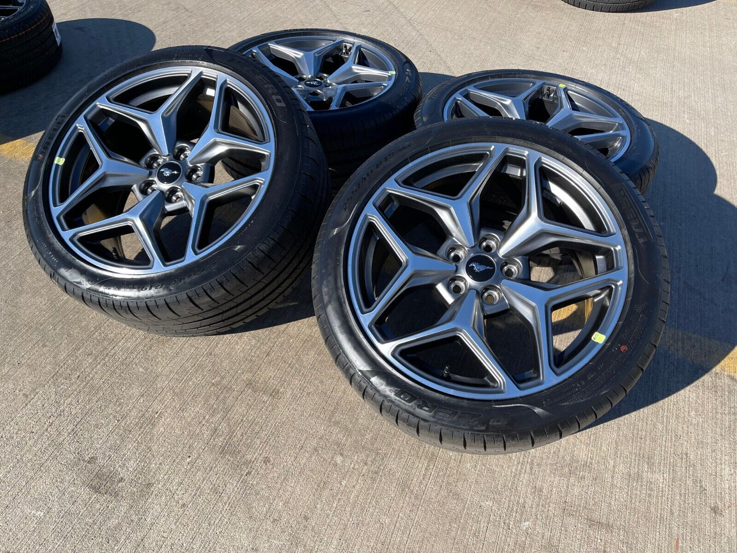 19" Ford Mustang GT Performance Track Pack OEM wheels rims 2024 2025 TPMS NEW