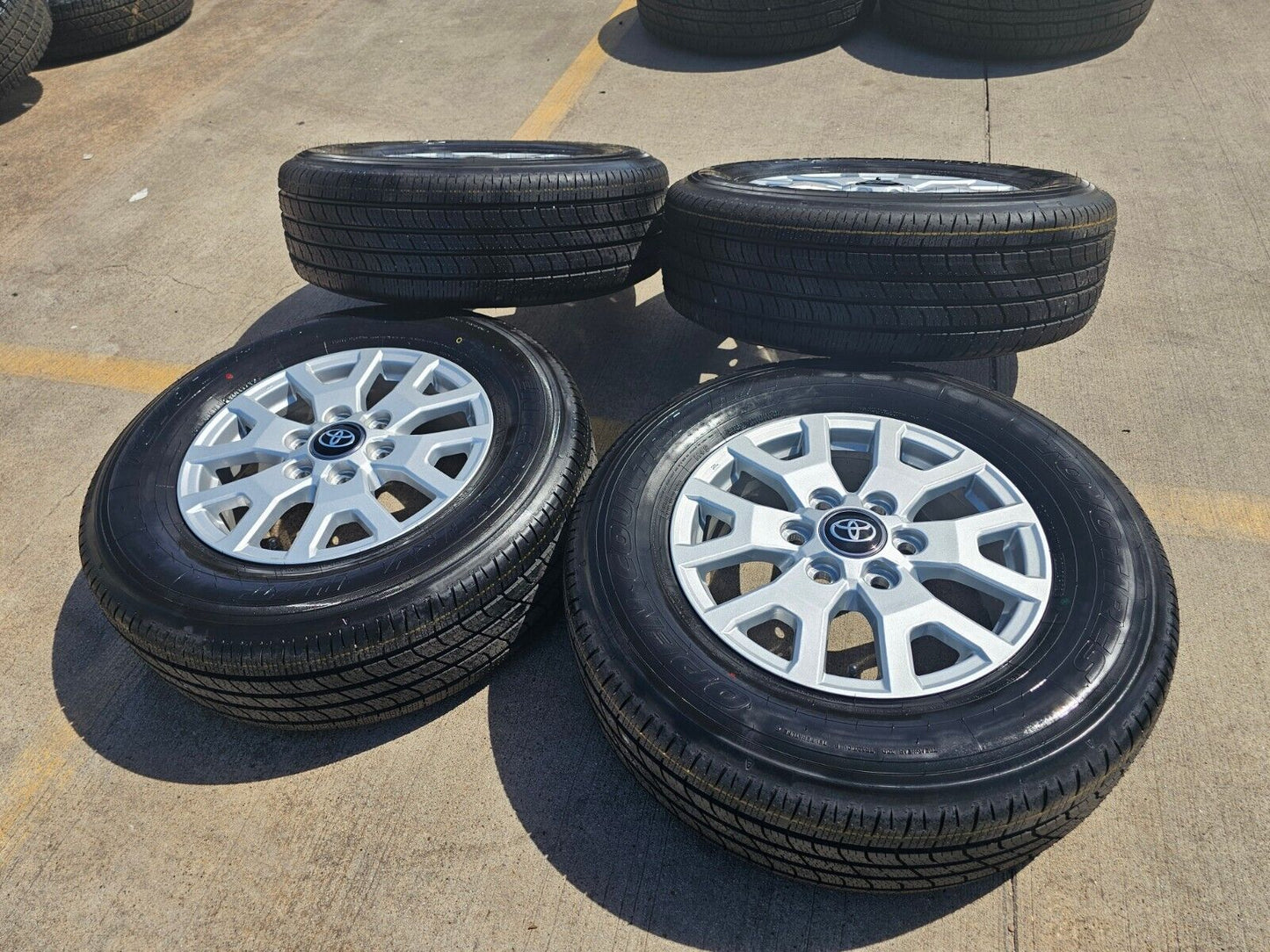 17" Toyota Tacoma 4Runner TRD OEM wheels rims tires 2024 2025 NEW