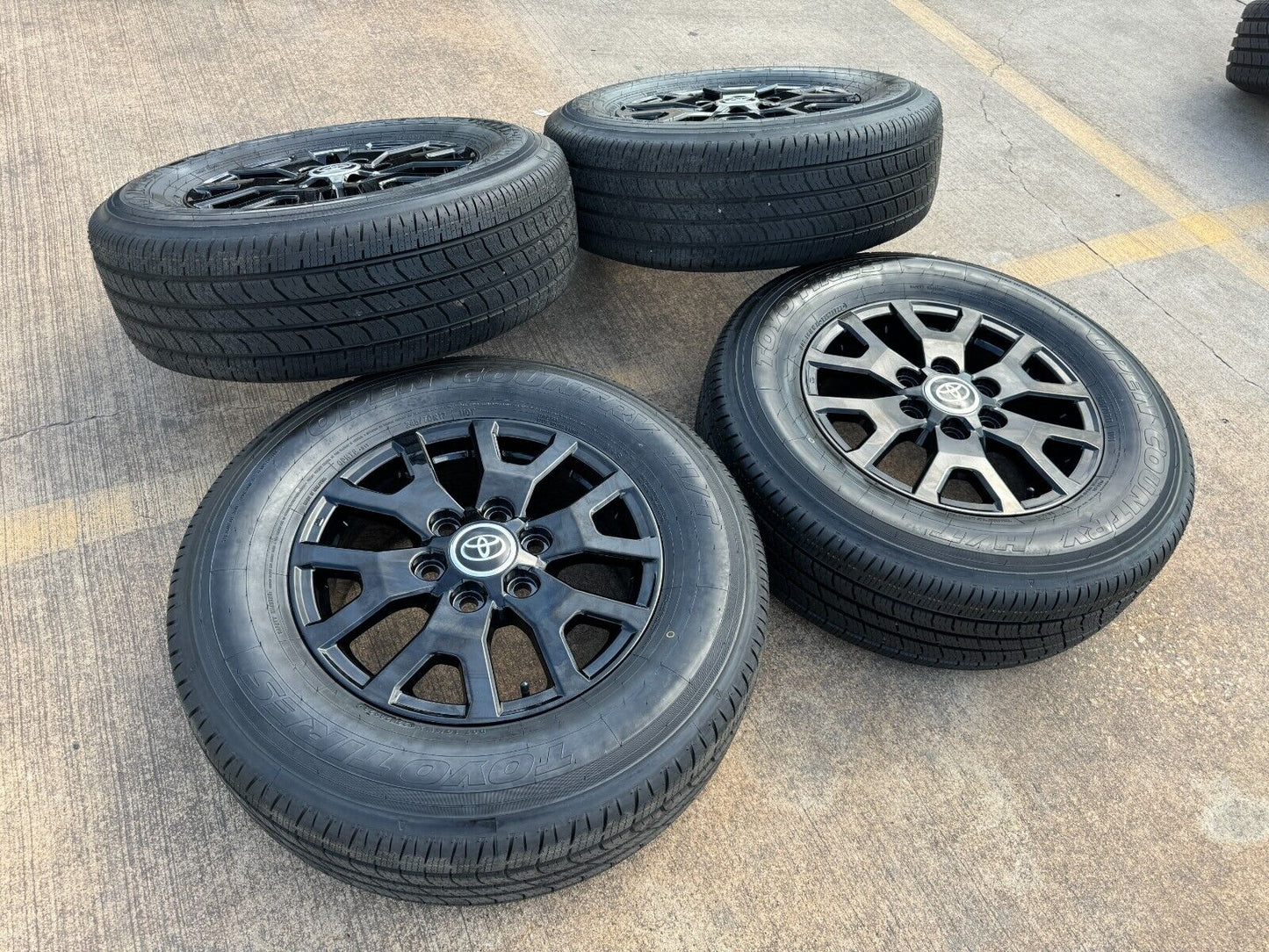 17" Toyota Tacoma 4Runner TRD Black OEM wheels rims tires 2024 2025 NEW