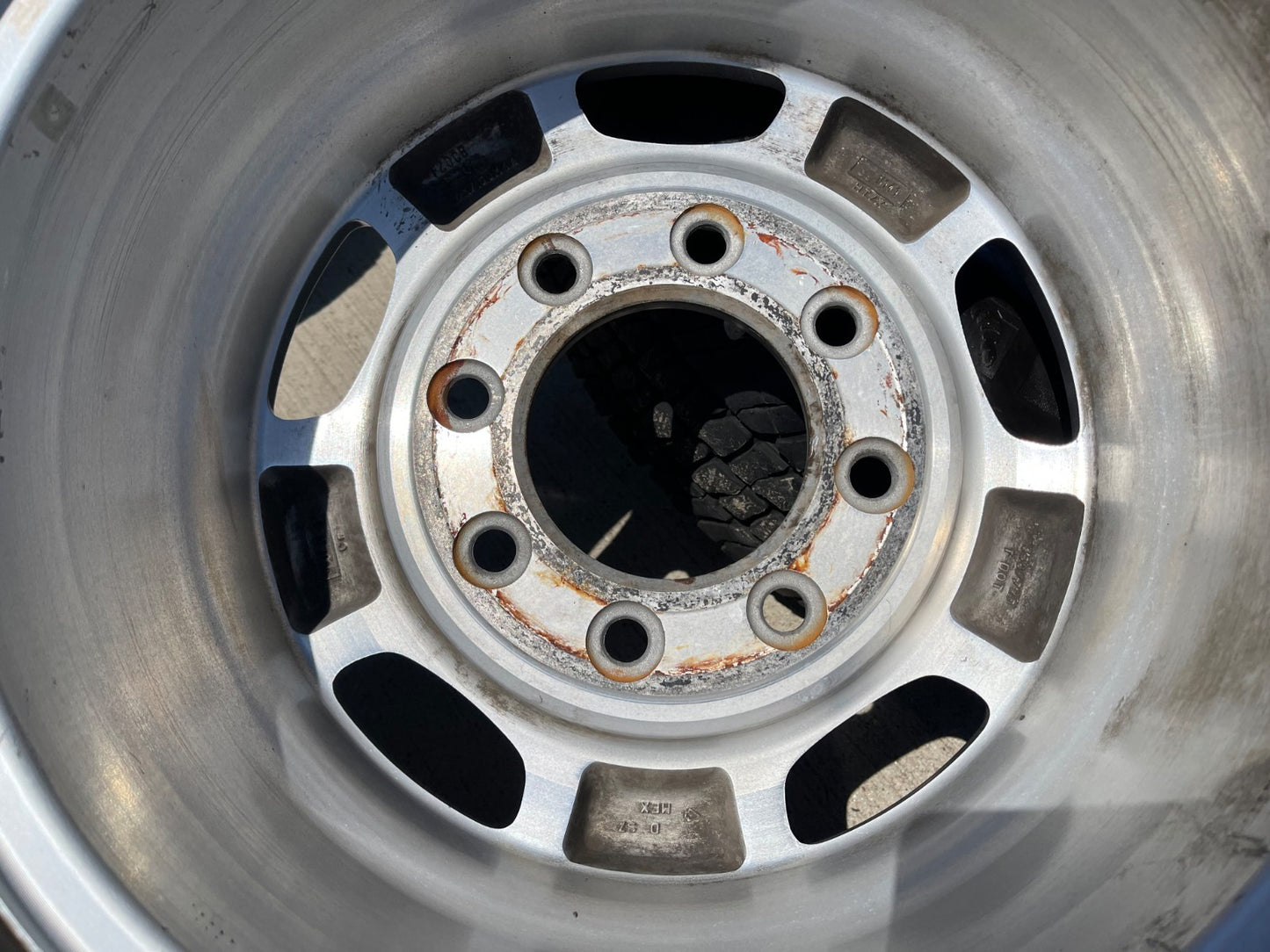 17" Chevy Silverado GMC Sierra 2500 3500 OEM 5500 wheels rims tires MICHELIN A/T