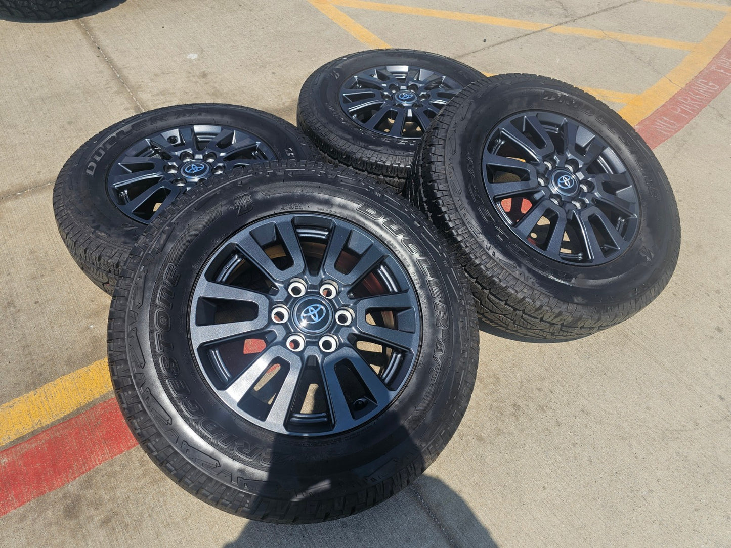18" Toyota Land Cruiser OEM wheels rims tires Tundra Sequoia NEW BRIDGESTONE