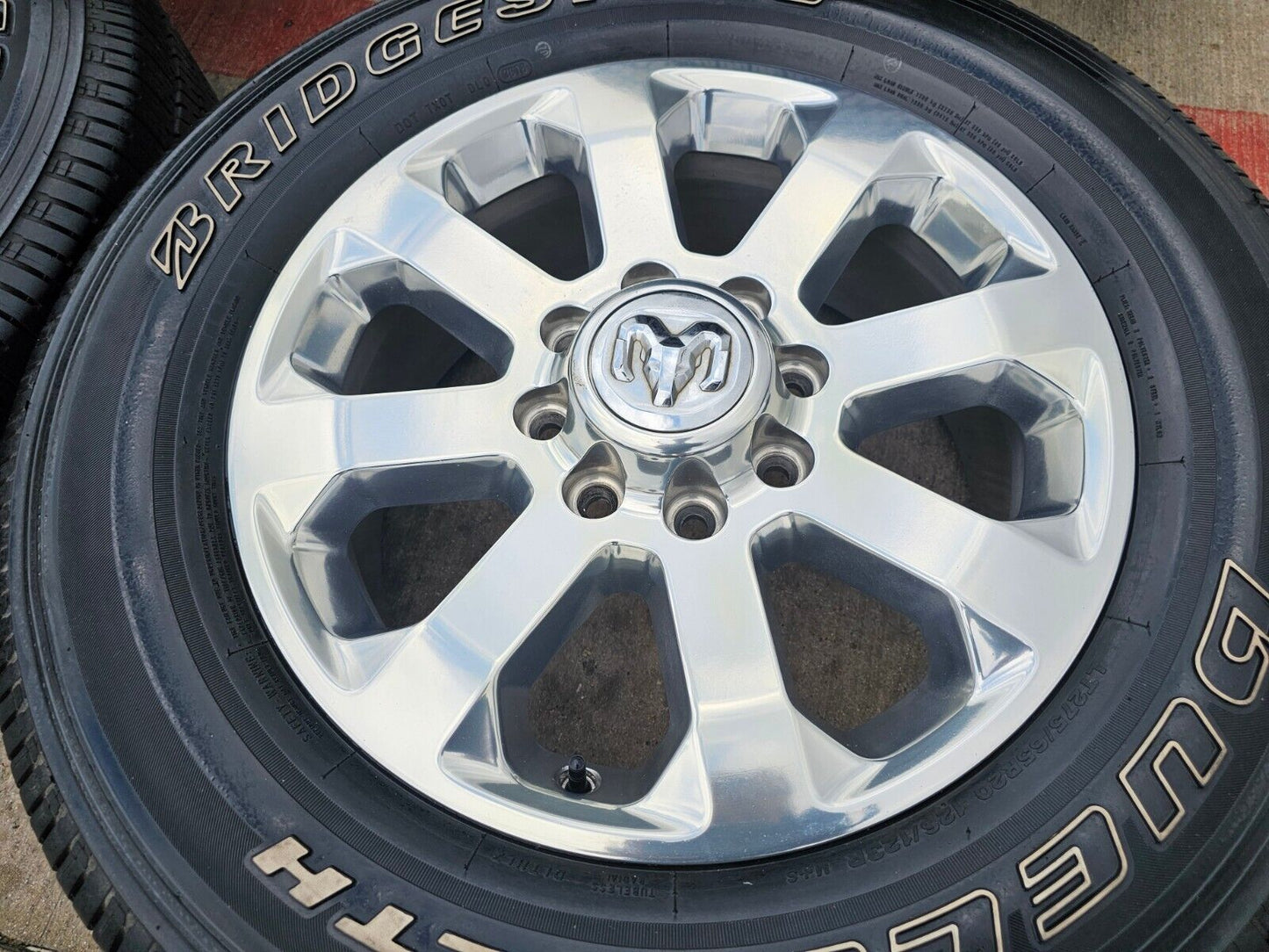 20" Dodge Ram 2500 3500 LARAMIE OEM 2700 wheels rims tires 2021 2022 2023 2024