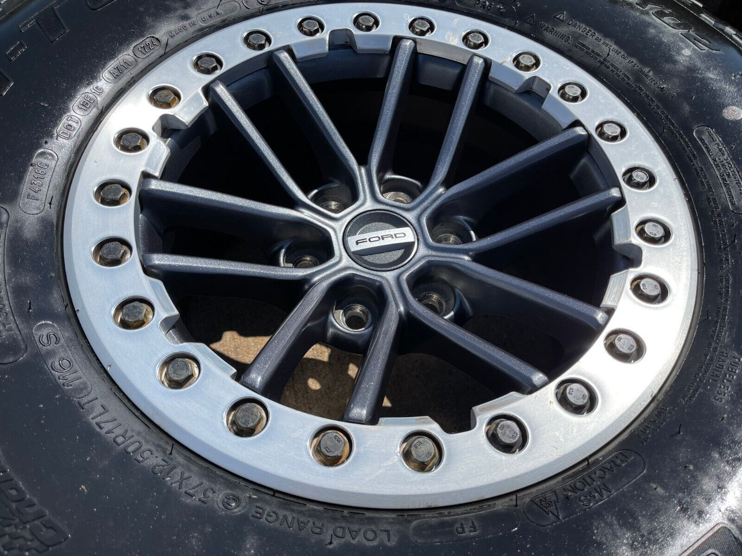 (5) 17" Ford F-150 Raptor OEM rims wheels TRUE BEADLOCK 96450 Expedition BFG 37"