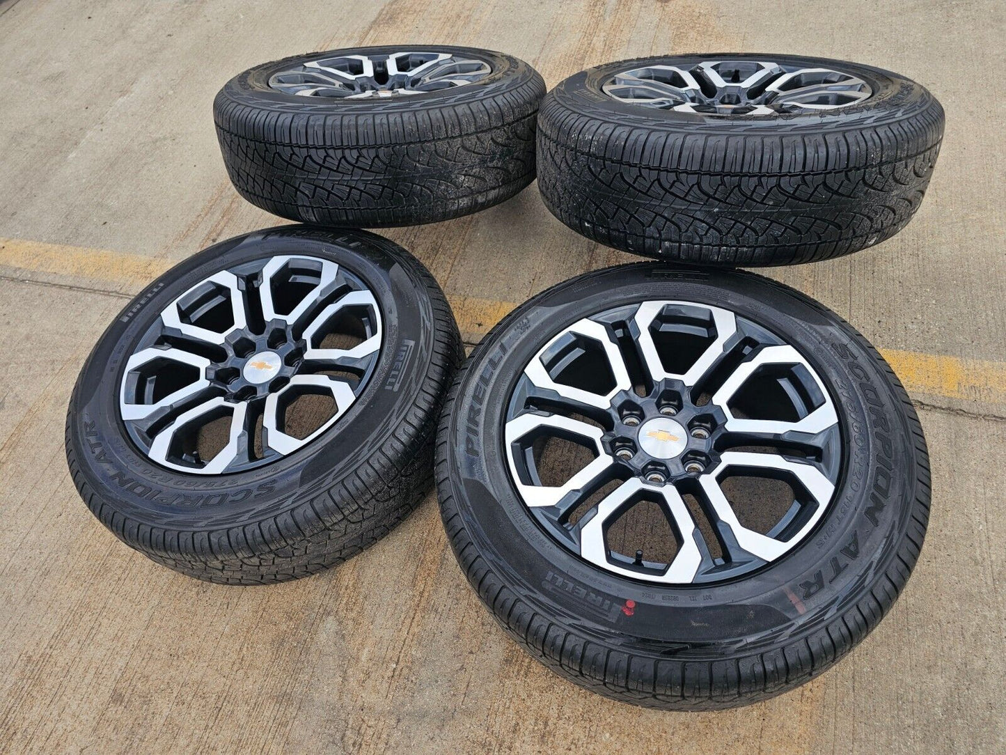 20" GMC Sierra Canyon Chevy Silverado OEM wheels rims 95780 2024 2025 NEW