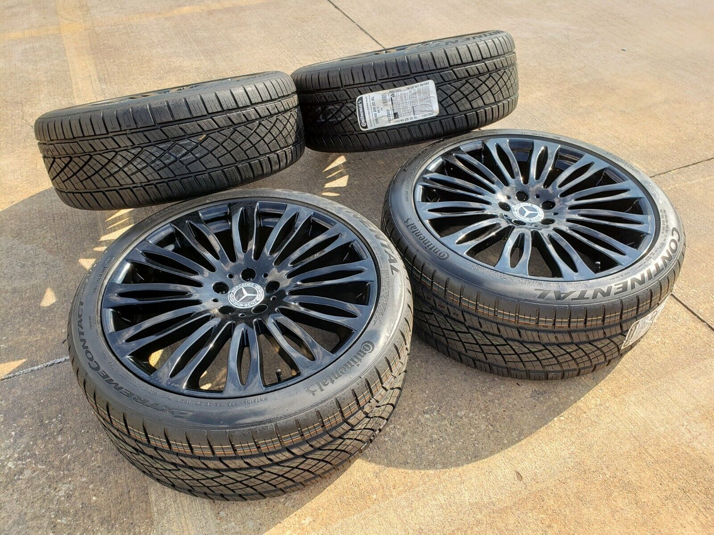 20" Mercedes S550 S600 S65 S63 OEM 85504 85505 wheels rims tires NEW