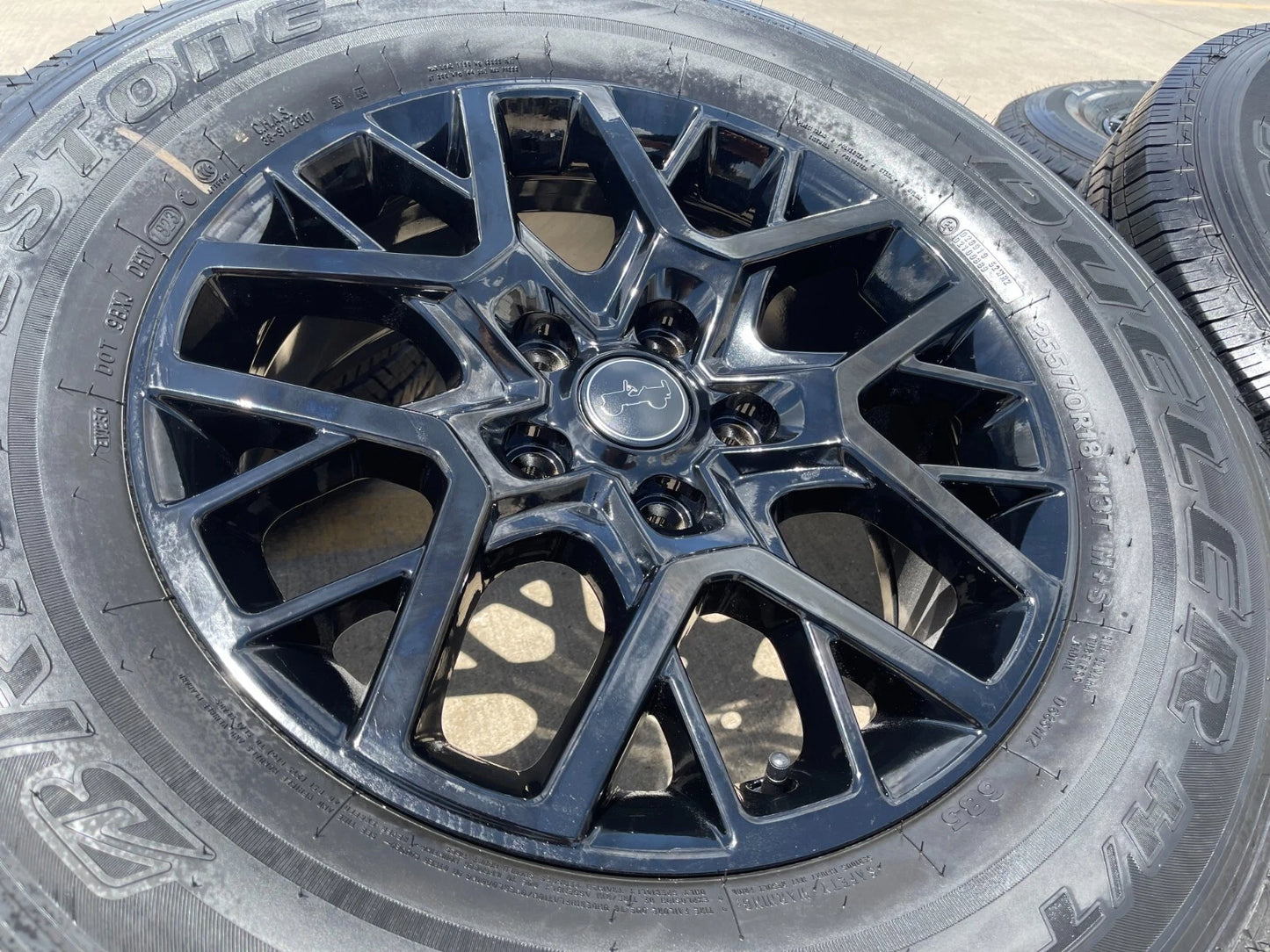 18" Jeep Wrangler Grand Cherokee Gladiator Black OEM wheels rims 2024 2025 NEW