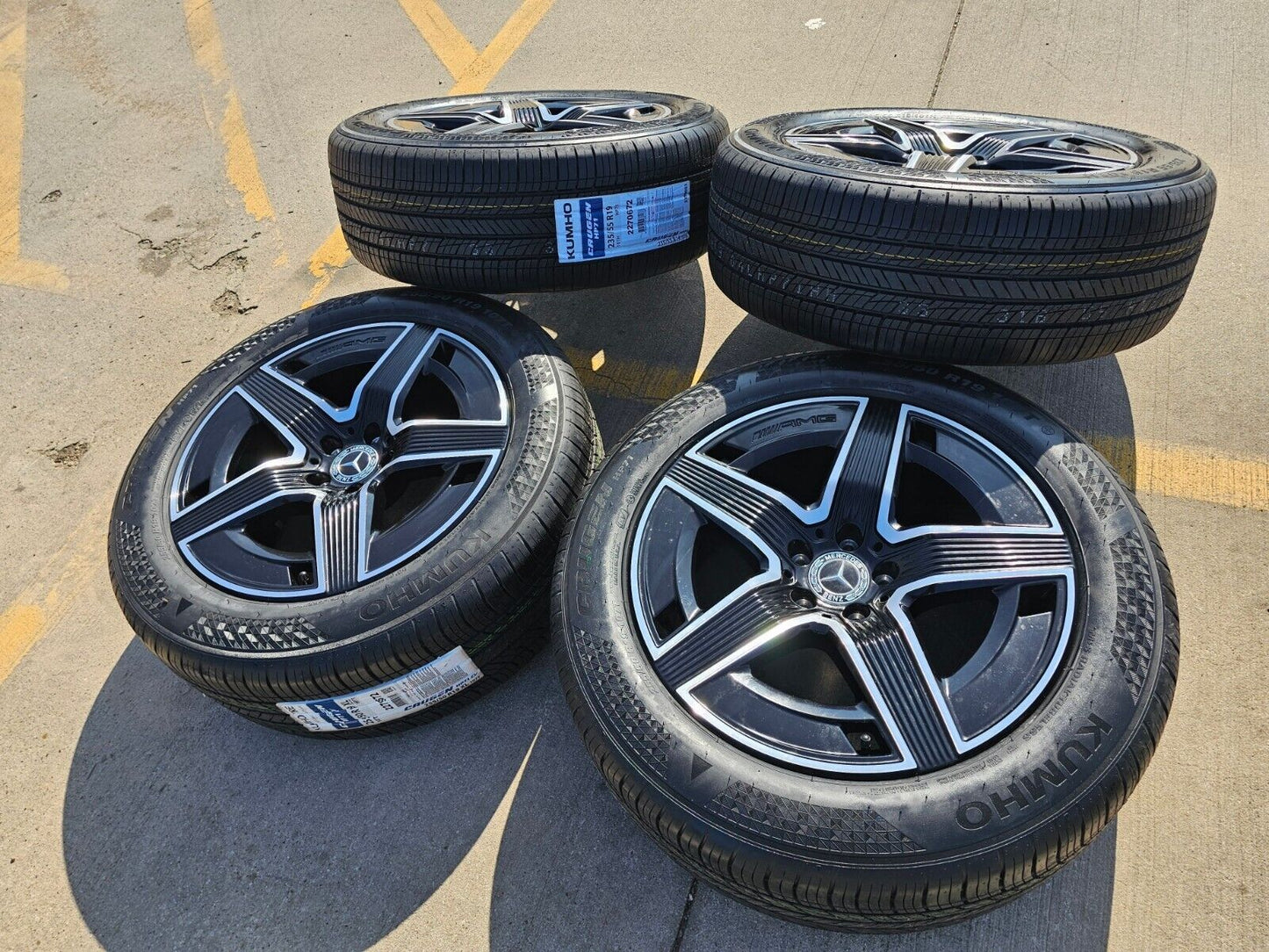 19" Mercedes GLC300 AMG C E S Class OEM 85911 85912 wheels rims 2023 2024 NEW