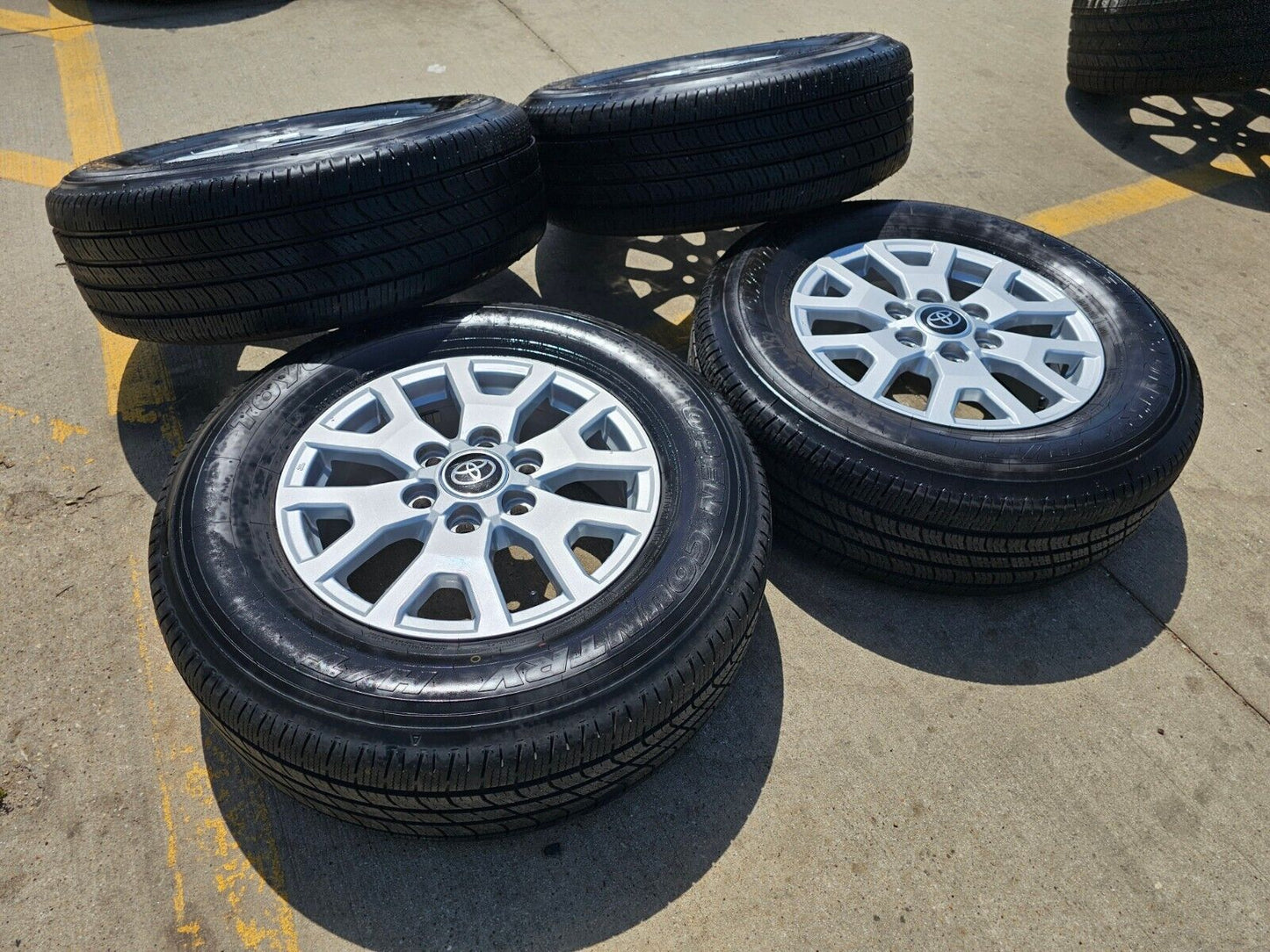 17" Toyota Tacoma 4Runner TRD OEM wheels rims tires 2024 2025