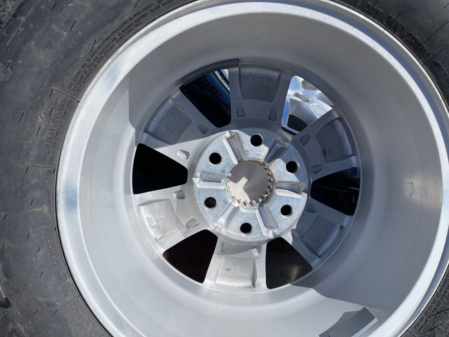 17" Chevy Silverado OEM wheels rims tires 5908 GMC Sierra Yukon 2024 2025 NEW AT