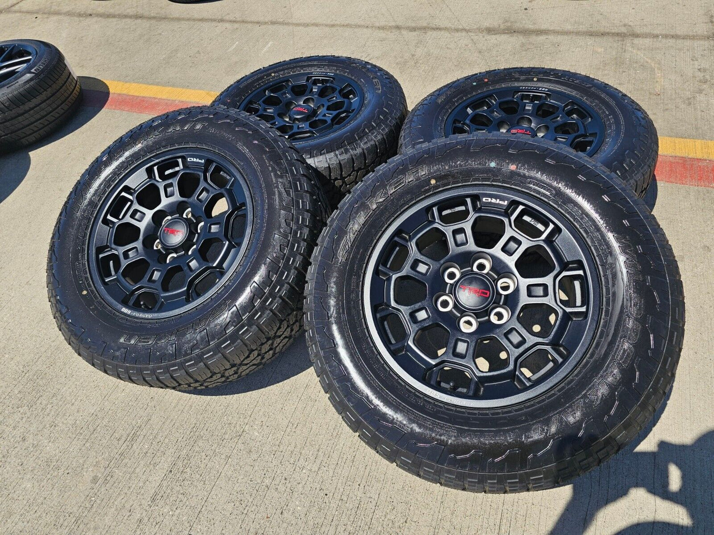18" Toyota Tundra TRD BBS FORGED OEM black 95458 wheels rims Sequoia 2025 NEW