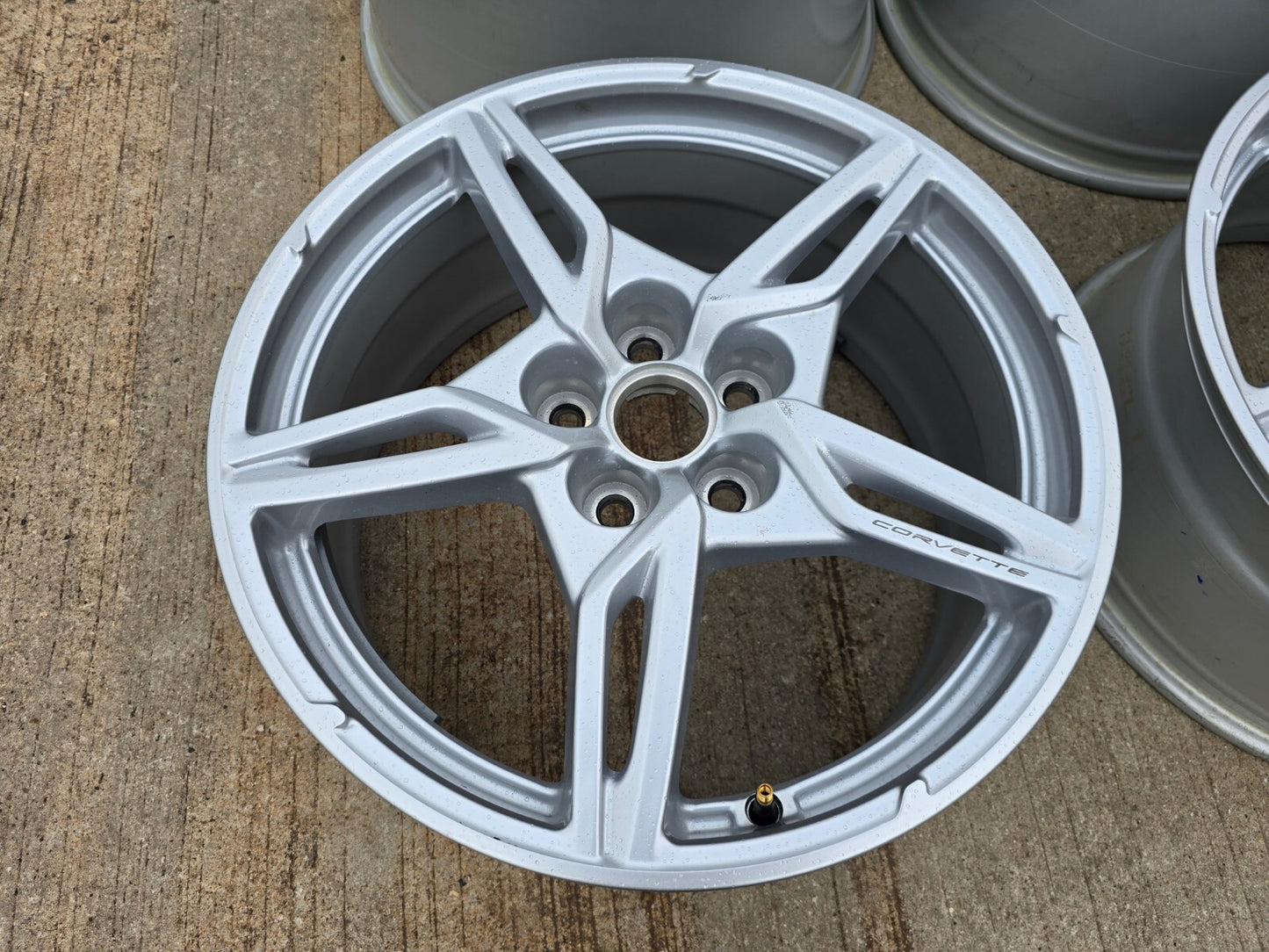 19" + 20" Chevy Corvette C8 OEM wheels rims 14007 14008 2022 2023 2024 2025