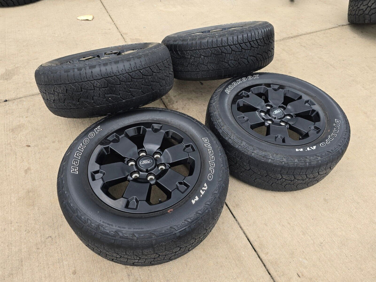 18" Ford Bronco BADLANDS OEM black wheels rims 10282 Ranger 2021 2022 2023 2024