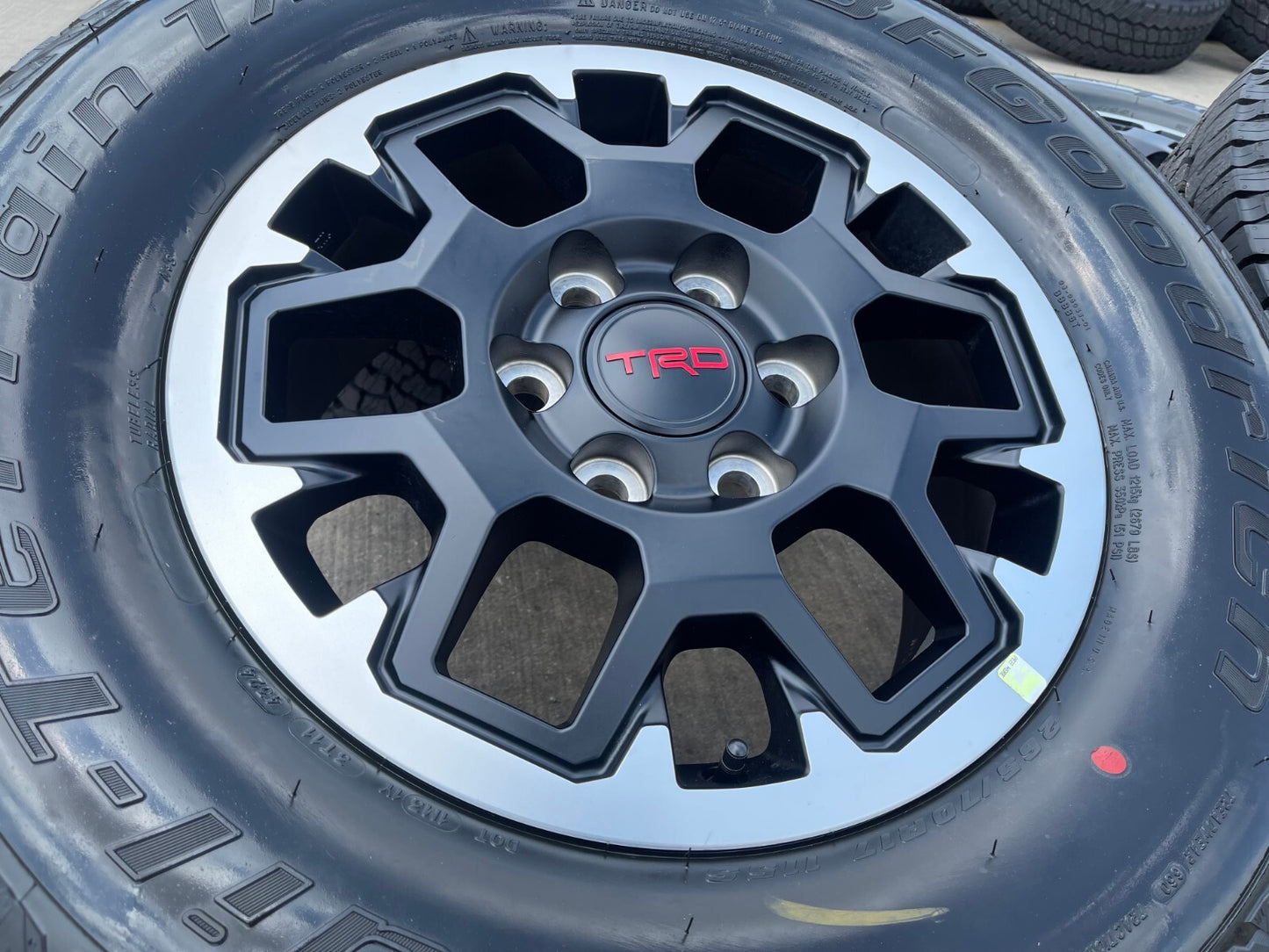 17" Toyota Tacoma 4Runner TRD OEM 42611 95893 10638 wheels rims 2025 BFG NEW
