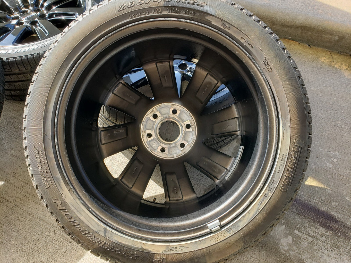 22" Lincoln Navigator OEM rims wheels Black Label 95384 10496 tires NEW