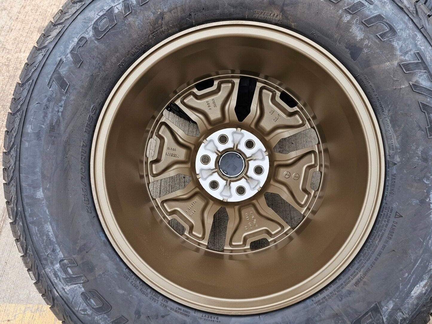 17" Nissan Frontier OEM BRONZE Desert Runner 62832 wheels rims 2024 2025 NEW