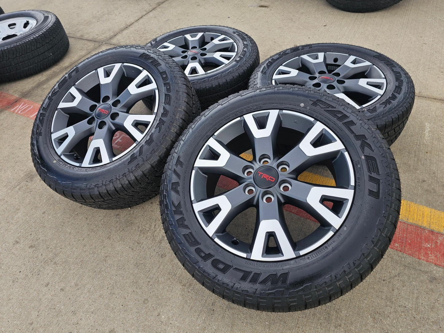 20" Toyota 4Runner TRD OEM gray wheels rims Tundra Sequoia 2025 2026 NEW A/T3