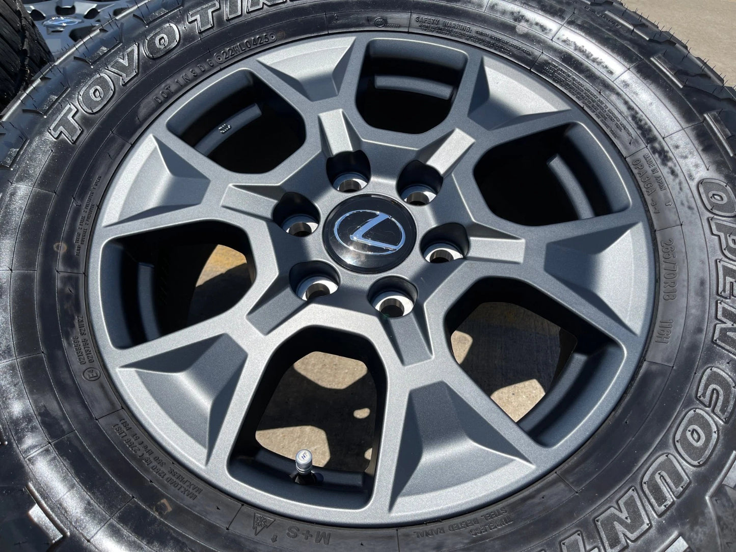 18" Lexus GX550 OEM wheels rims Toyota Land Cruiser Tundra Sequoia 2024 2025 NEW