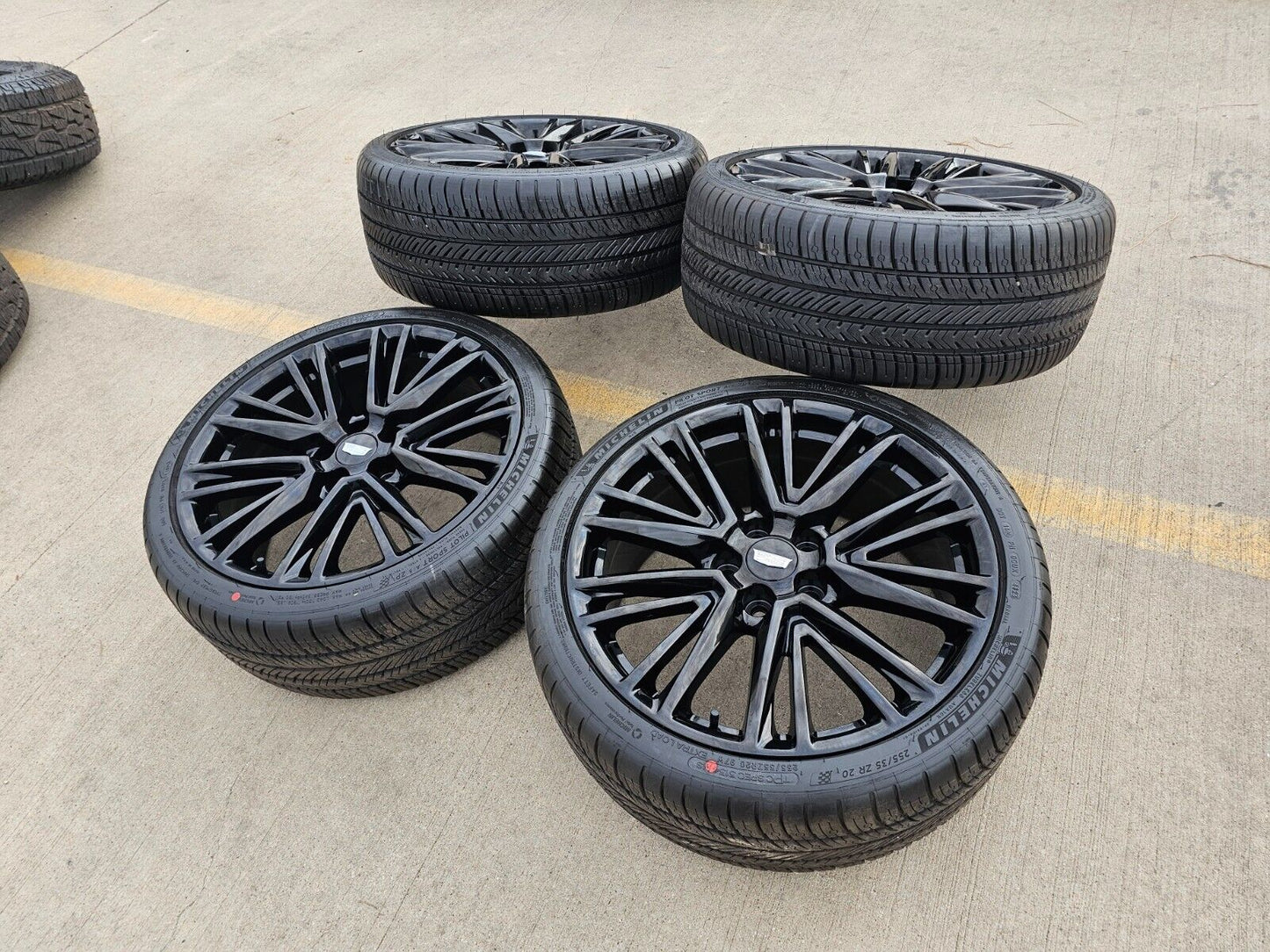20" Cadillac CT5 OEM Black wheels rims 4843 tires 2021 2022 2023 2024 2025 NEW
