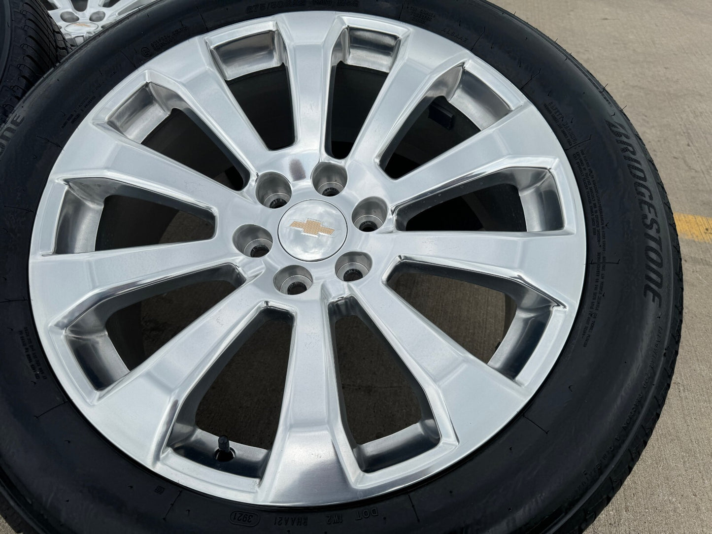 22" Chevy Silverado High Country OEM 5922 wheels rims Tahoe 2023 2024 2025 NEW
