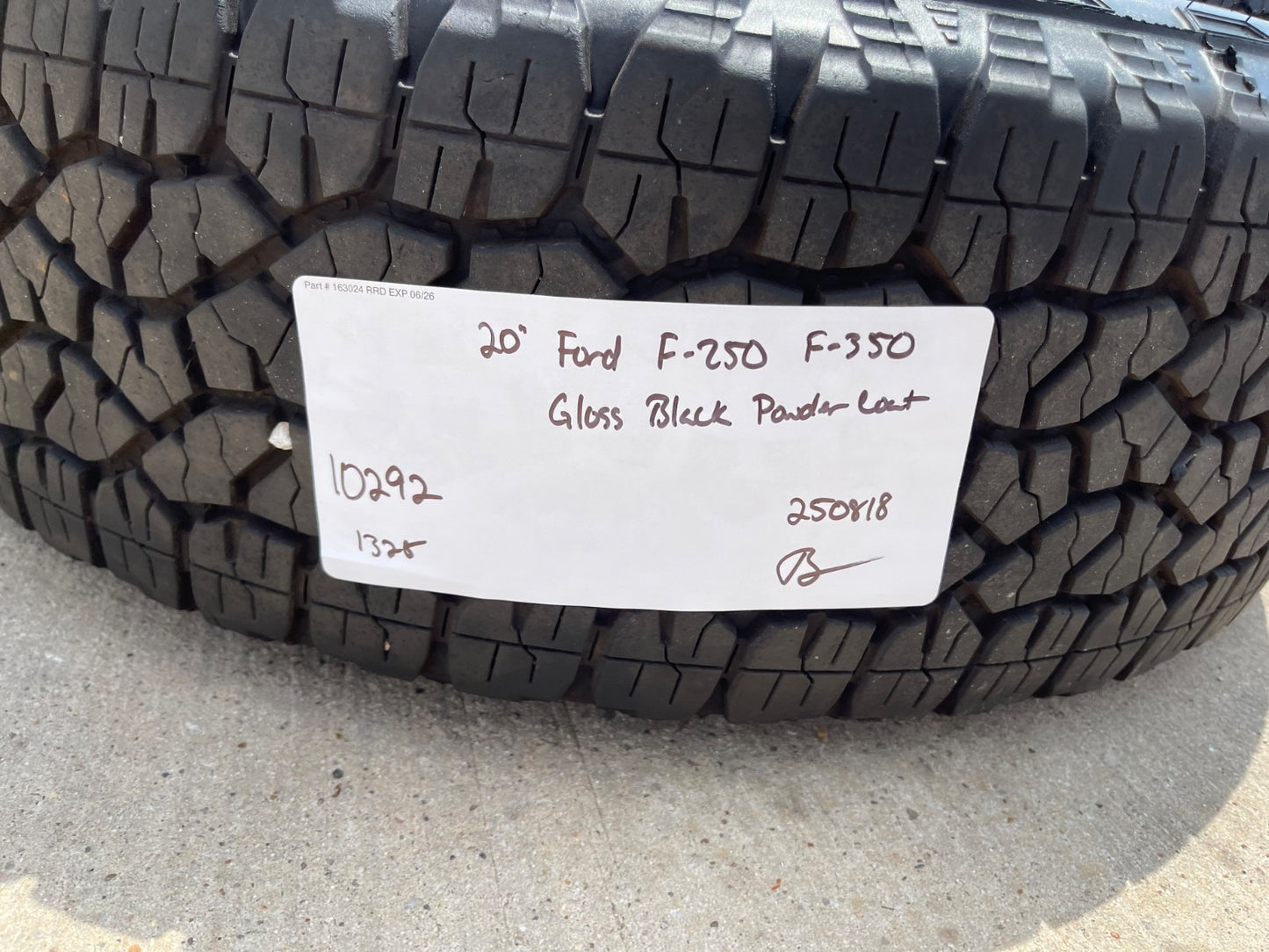 20" Ford F-250 F-350 OEM Lariat wheels rims 10292 tires GOODYEAR