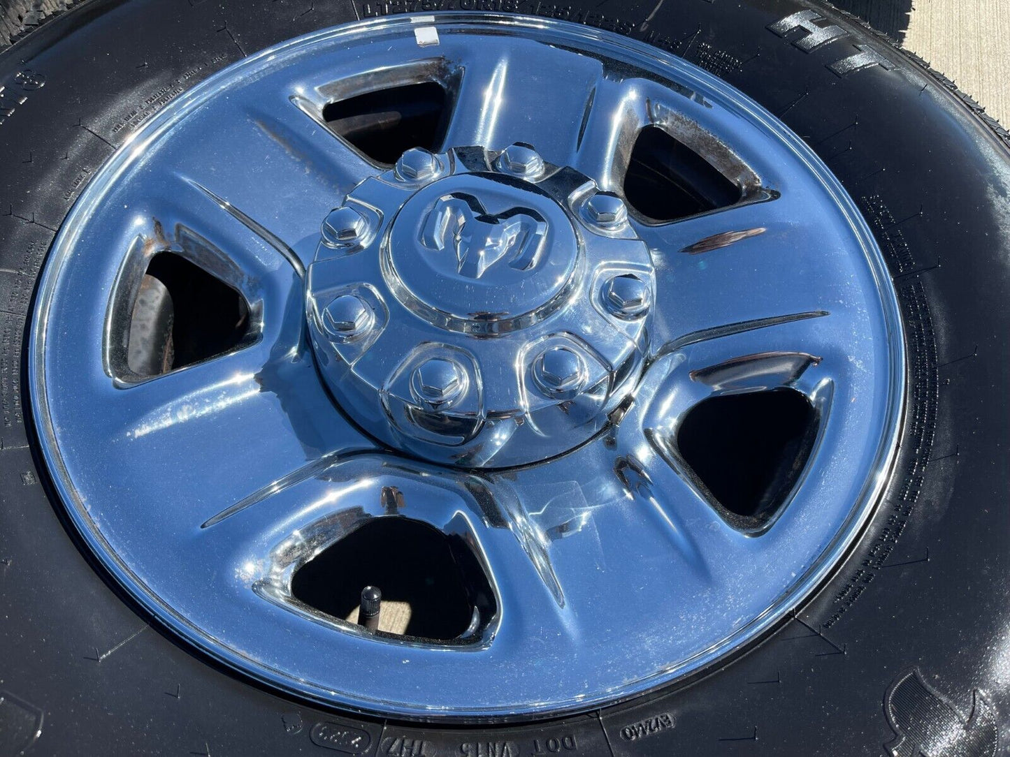 18" Dodge Ram 2500 3500 STEEL chrome OEM 2473 wheels rims tires 2024 2025 NEW