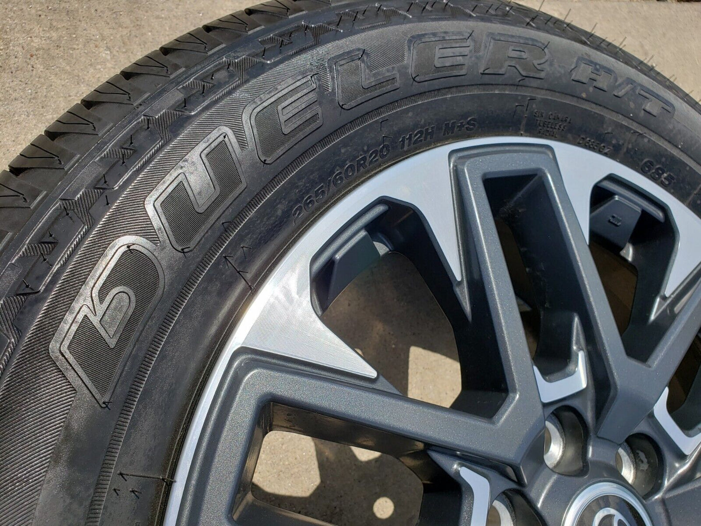 20" Toyota Tundra TSS TRD OEM wheels rims tires 95295 Sequoia 2023 2024 2025 NEW