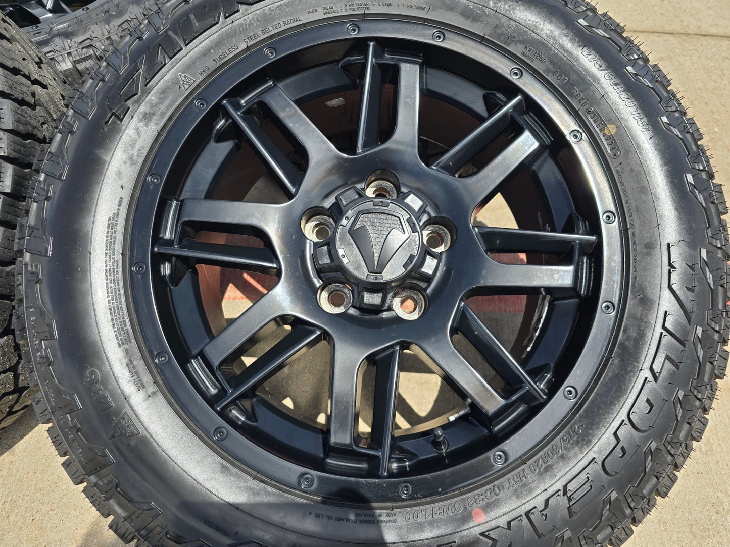 20" Toyota Tundra TSS TRD T Force OEM wheels rims 5x150 FALKEN WILDPEAK AT4