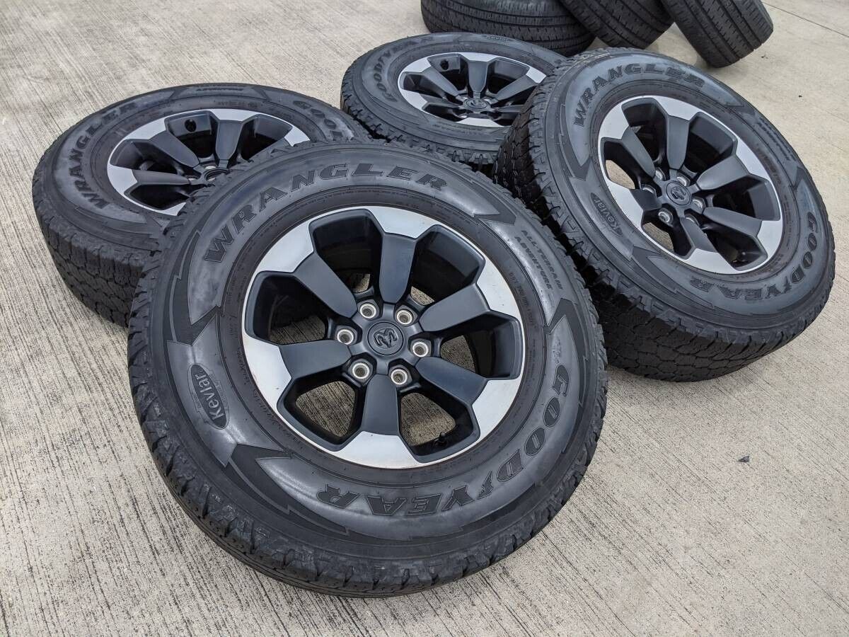 18" Dodge Ram 1500 OEM Rebel black 2671 wheels rims 2020 2021 2022 2023 2024