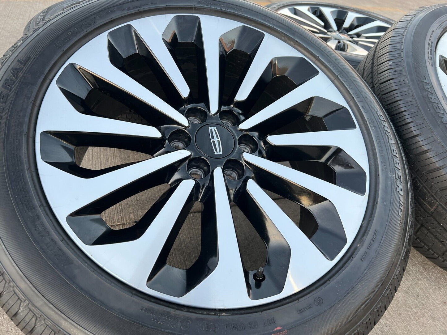 22" Lincoln Navigator L RESERVE OEM black rims wheels 95385 10498 2023 2024 NEW