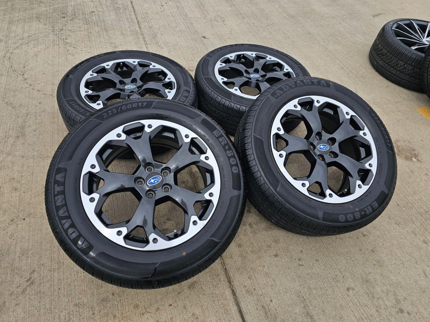 17" Subaru XV Crosstrek OEM wheels rims tires 2022 2023 2024 2025