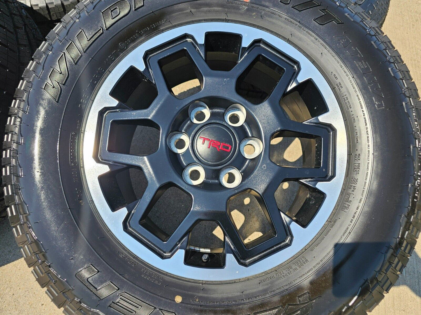 18" Toyota Tacoma 4Runner TRD OEM wheels rims tires 2024 2025