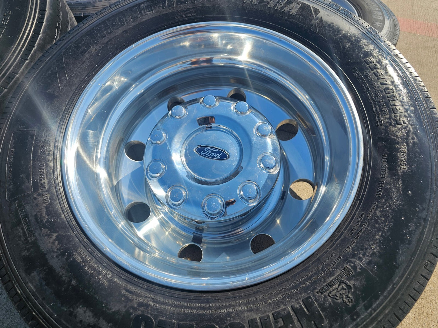 19.5" Ford F-450 Dually F-550 rims wheels RAM 4500 10x225 OEM tires HERCULES