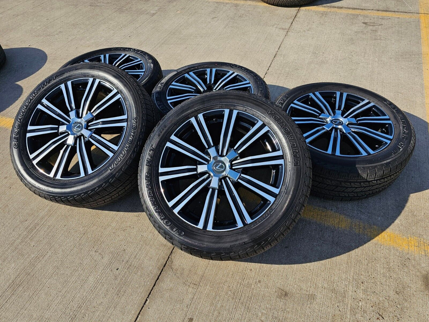 21" Lexus LX570 Land Cruiser OEM 74341 wheels rims tires 5x150